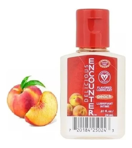 Lubricante Comestible Sensy Lub Con Aroma Y Sabor 60 Ml Sabor Durazno