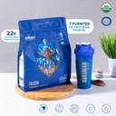 Proteína Vegetal Orgánica Polvo Falcon Protein 1.8kg Birdman Sabor Chocolate