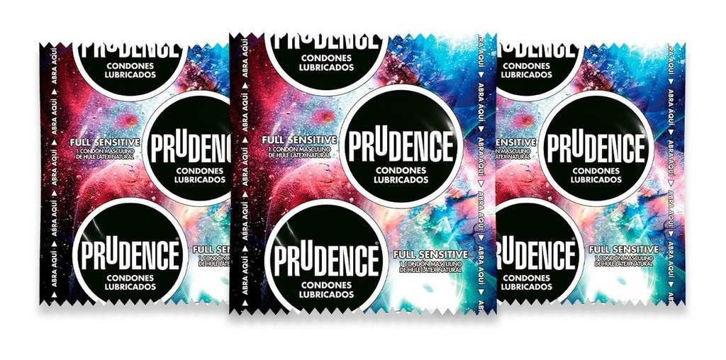 Condones De Látex Prudence Premium Full Sensitive 3 Condones