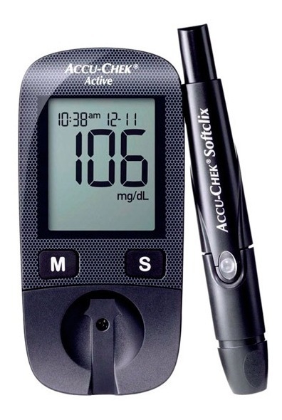 Glucómetro Accu-chek Active Negro