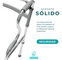 Andadera Doble Apoyo De Aluminio Plegable Ajustable Andador