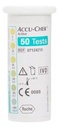 Caja Accu-chek Active Strips Con 50 Unidades, Color Verde