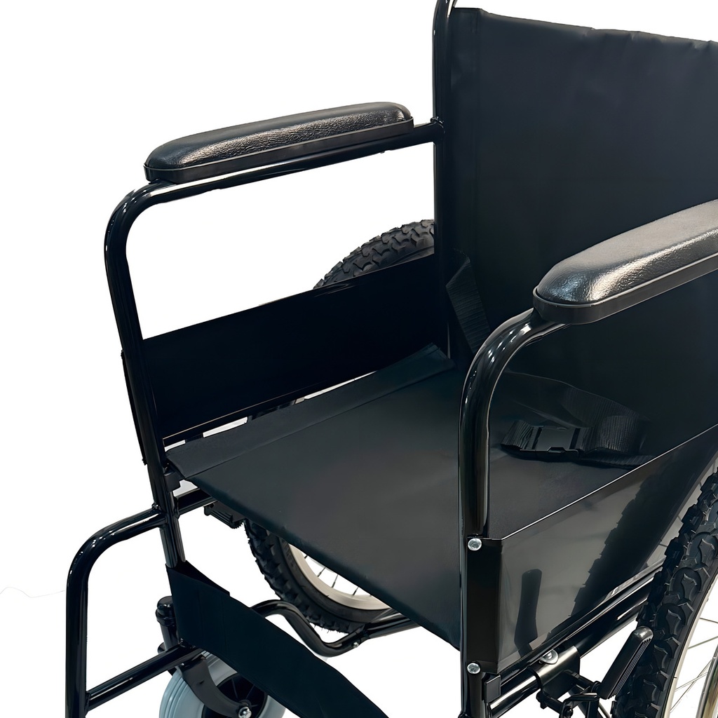 Silla De Ruedas Todo Terreno, Llantas Traseras 24 | Sc390 Color Negro