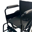 Silla De Ruedas Todo Terreno, Llantas Traseras 24 | Sc390 Color Negro