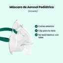 Nebulizador Compresor Pediatrico/infantil Con Mascarilla Color Cafe