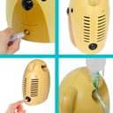 Nebulizador Compresor Pediatrico/infantil Con Mascarilla Color Cafe