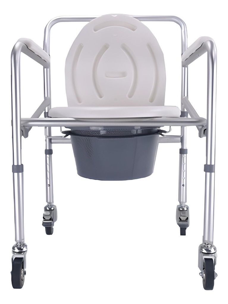 Silla Para Hacer Baño , Altura Ajustable, Plegable Cap 100kg