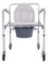 Silla Para Hacer Baño , Altura Ajustable, Plegable Cap 100kg