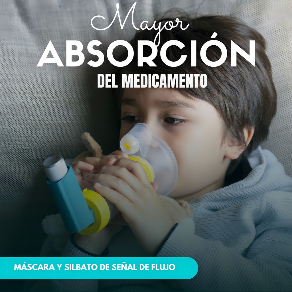 Aerocámara Pediátrica Espaciadora Con Válvula | Aerochamber