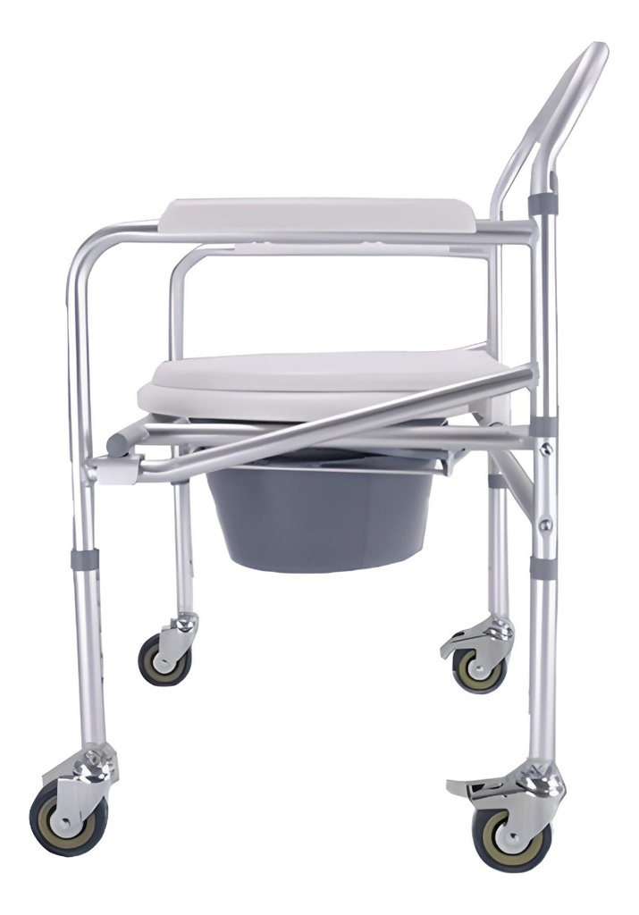 Silla Para Hacer Baño , Altura Ajustable, Plegable Cap 100kg