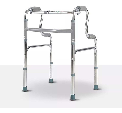 Andadera Doble Apoyo De Aluminio Plegable Ajustable Andador