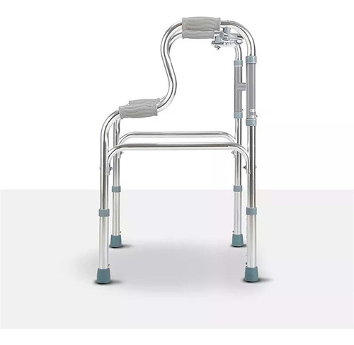 Andadera Doble Apoyo De Aluminio Plegable Ajustable Andador