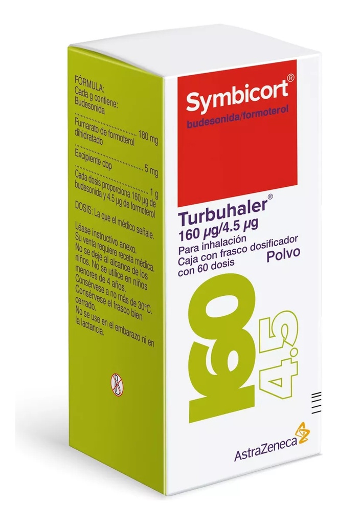 Symbicort Turbuhaler Frasco 160/4.5ug 60 Dosis