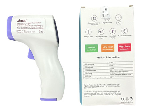 Termómetro Digital Infrarrojo Aique | Portátil Sin Contacto