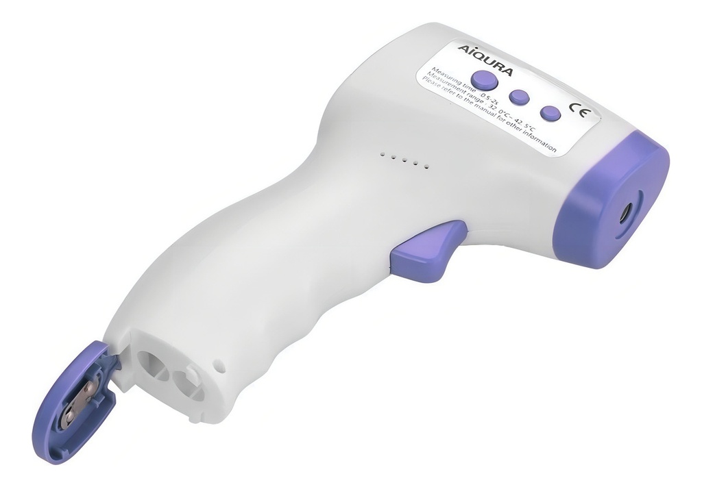 Aiqura Ad801 Termómetro Infrarrojo Digital Temperatura Medico Corporal Color Blanco
