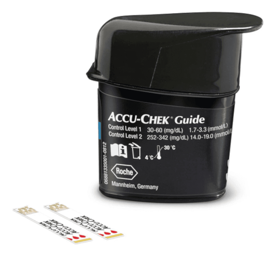 Tiras Reactivas X 50 Accuchek Roche Guide Color Negro