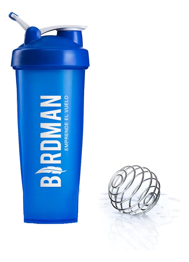 Vaso Shaker Birdman Azul Mas Ball Shaker Bpa Free 600 Ml