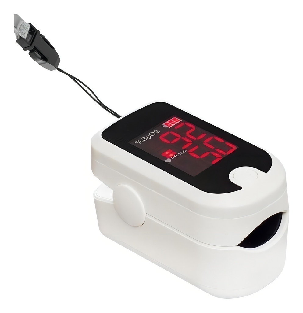 Oxímetro De Pulso Para Dedo Homecare Inh01 Blanco Dr.o2