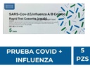 5 Pruebas Rápida De Antígeno Covid + Influenza 5 Kit Realy