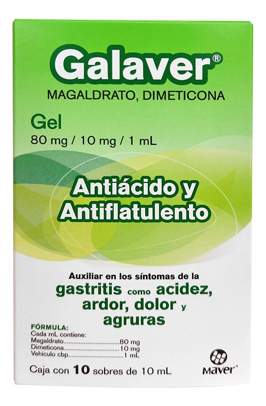 Galaver Gel, 10 Sobres 10 Ml