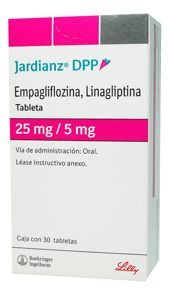Jardianz Dpp Tableta 25 Mg/5 Mg 30 Tabletas