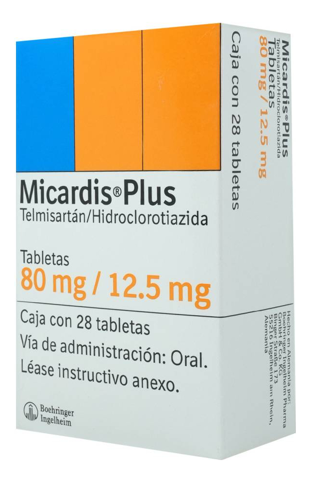 Micardis Plus Tableta 80 Mg/12.5 Mg, 28 Tabletas