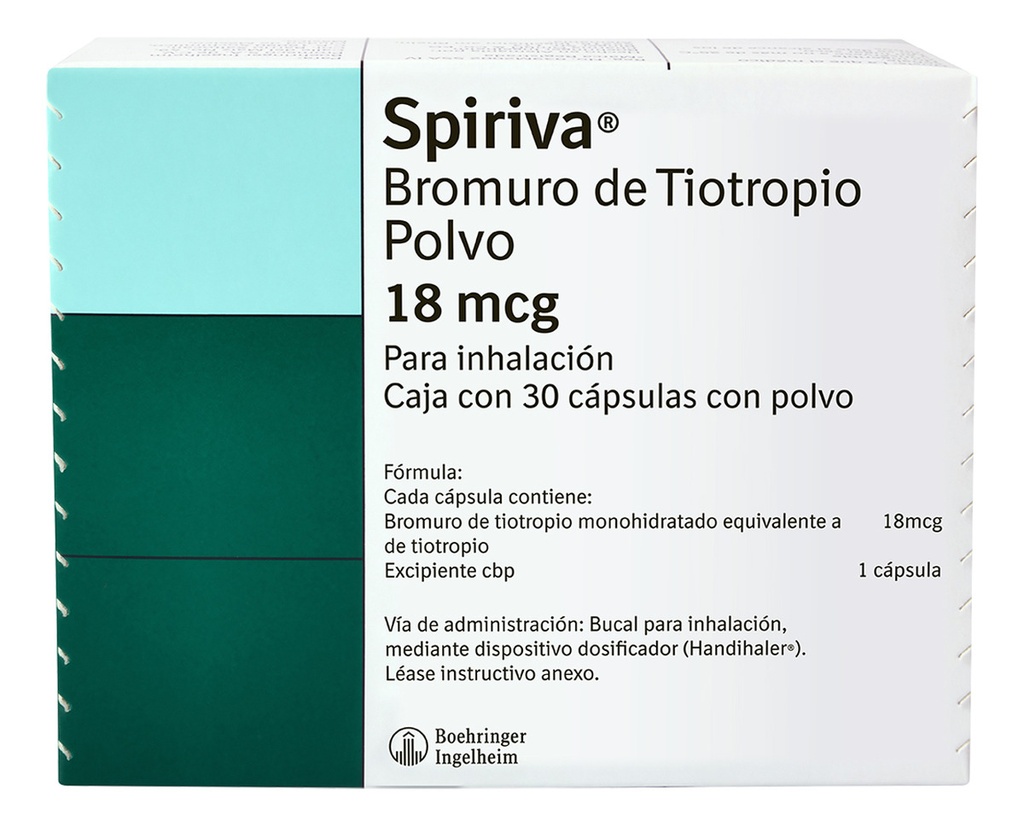 Spiriva Cápsula 18 Mcg, 30 Cápsulas