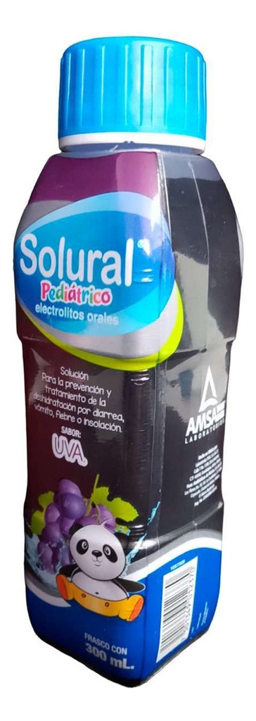 Solural Pediatrico Solución 1,35 G/0,26 G/0,29 G/0,135 G, 1 Frasco 300 Ml