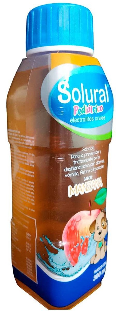 Solural Manzana Solución Oral, 1 Frasco 300 Ml