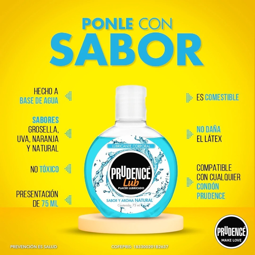Lubricante Íntimo Prudence Natural 75ml