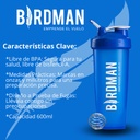 Vaso Shaker Birdman Azul Mas Ball Shaker Bpa Free 600 Ml