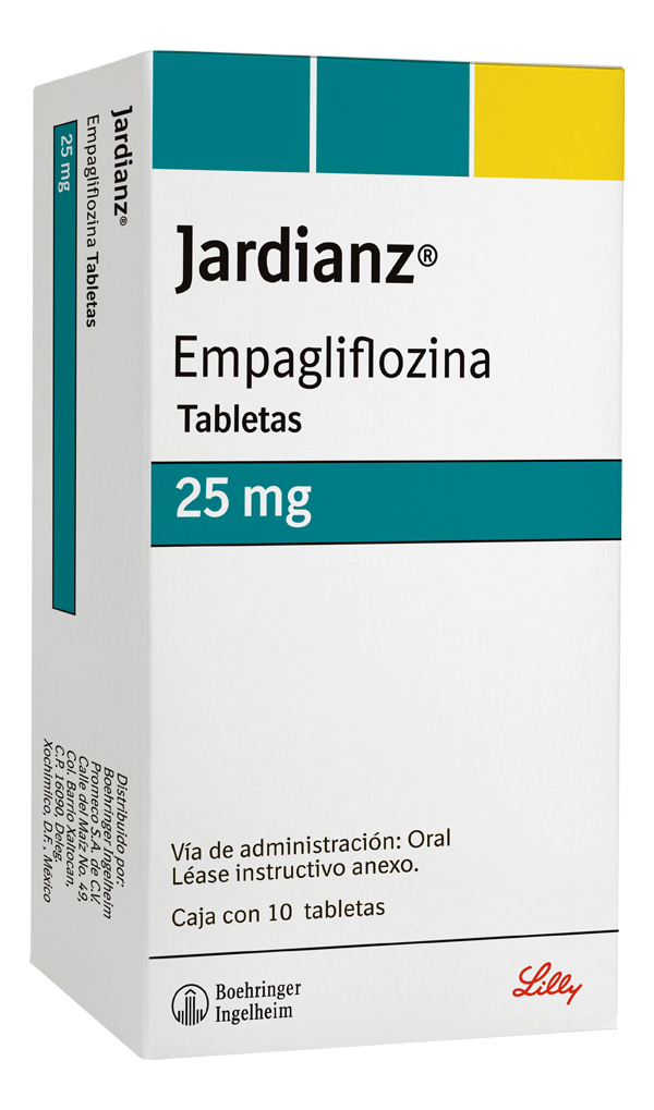 Jardianz Tabletas 25 Mg, 10 Tabletas