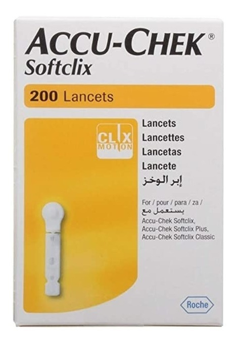 Lancetas Accu - Chek Softclix Caja Con 200 Lancetas