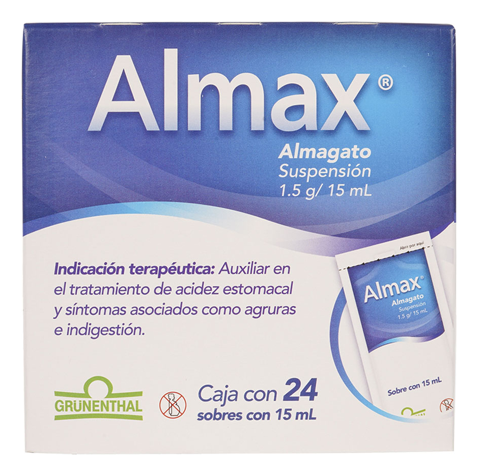 Almax Suspensión 1,5 G/15 Ml, 24 Sobres 15 Ml