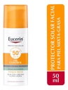 Eucerin Protector Solar Facial Toque Seco Oil Control Fps50+ 50ml Efecto Mate