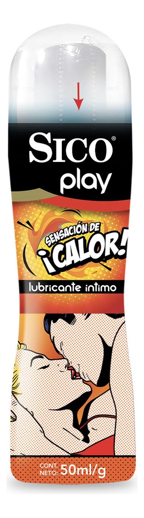 Sico® Play Lubricante Íntimo, Sensación De Calor De 50 Ml