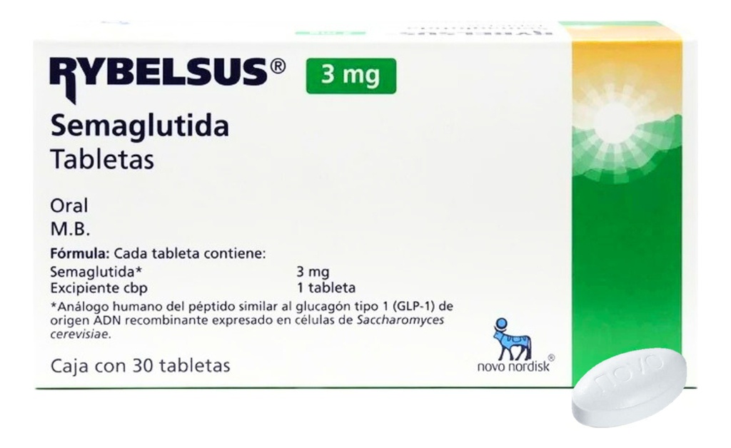 Rybelsus Tableta 3 Mg, 30 Tabletas