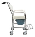 Silla Para Baño 3 En 1 Ducha Comodo Wc Ruedas Medical Ligera Descansapies