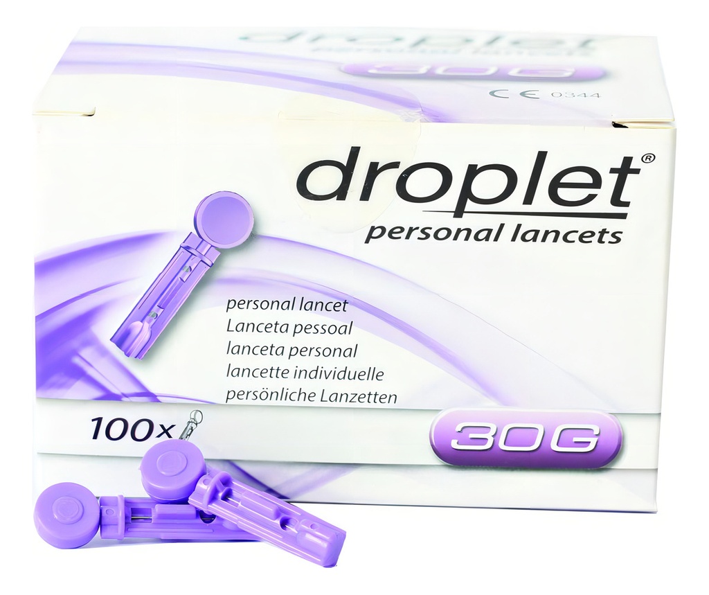 Droplet - Lancetas Universales Para Punción Capilar 30g