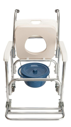 Silla Para Baño 3 En 1 Ducha Comodo Wc Ruedas Medical Ligera Descansapies