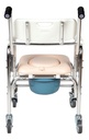 Silla Para Baño 3 En 1 Ducha Comodo Wc Ruedas Medical Ligera Descansapies