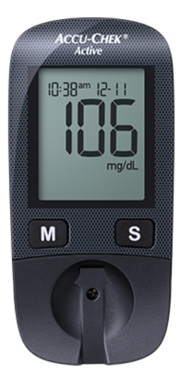 Accu - Chek Glucómetro Active Kit Con 10 Tiras Y 10 Lancetas
