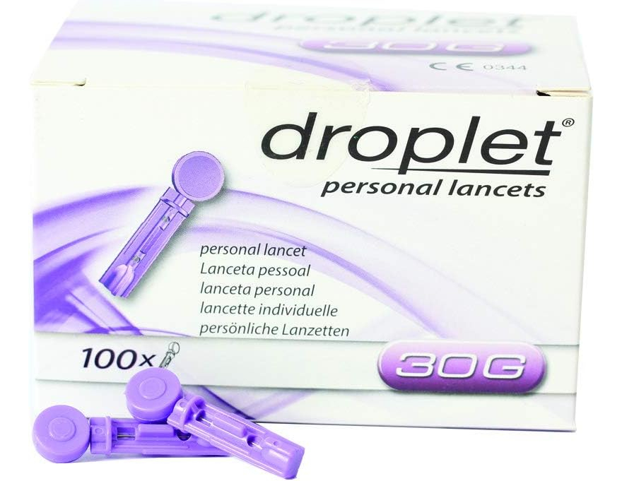 Droplet - Lancetas Universales Para Punción Capilar 30g
