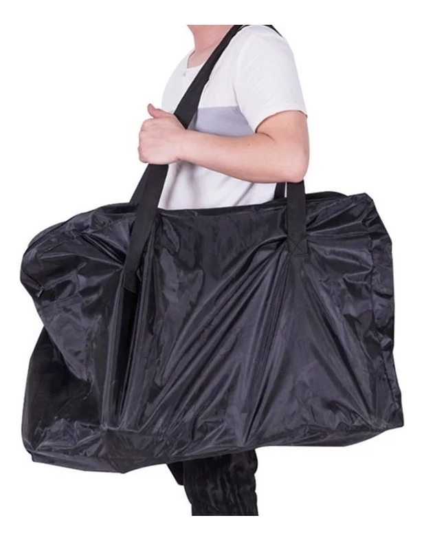 Silla De Traslado Aluminio Sc-108 Color Negro