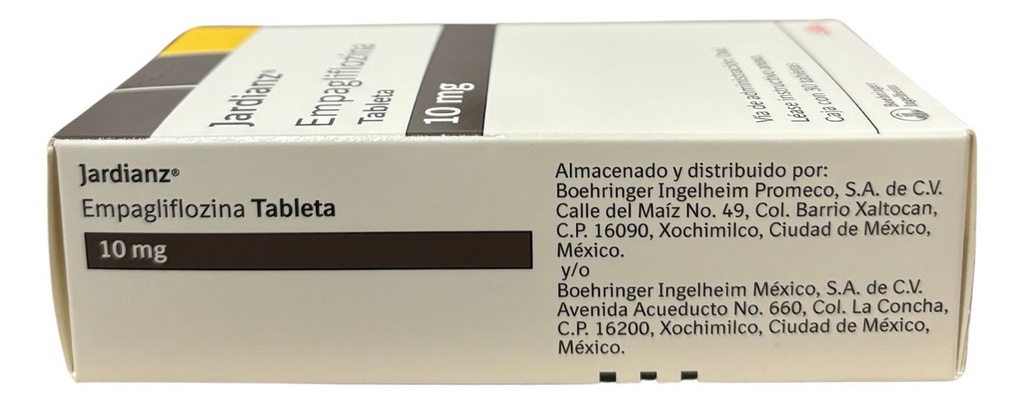 Jardianz Tabletas 10 Mg, 30 Tabletas