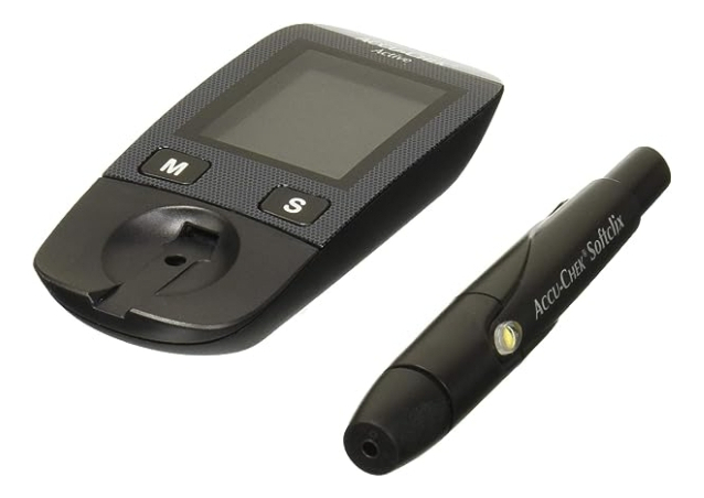 Accu - Chek Glucómetro Active Kit Con 10 Tiras Y 10 Lancetas