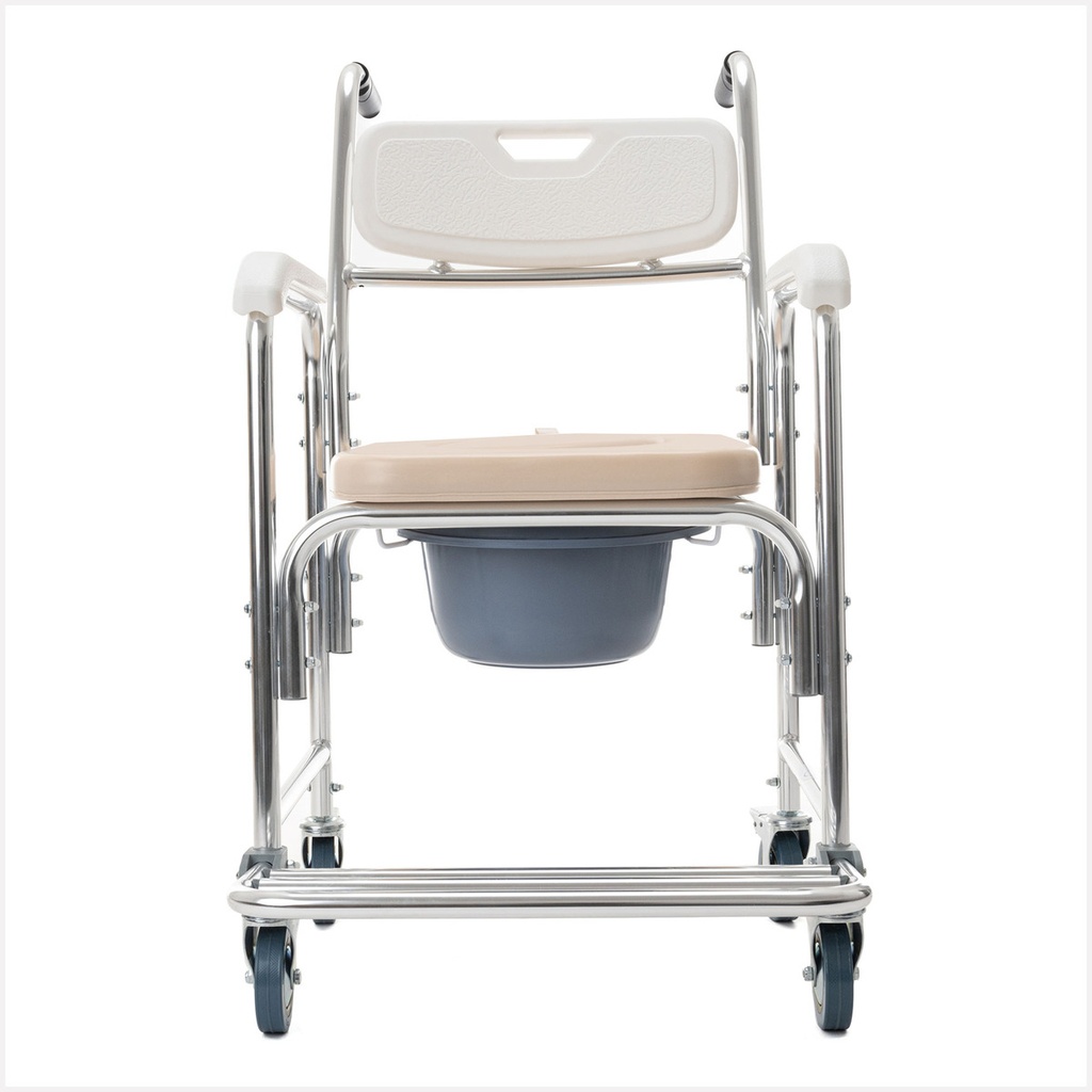 Silla Para Baño Discapacitados 3 En 1 Ducha Comodo Wc Ruedas Hilphy Medical Hil098-1
