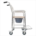 Silla Para Baño Discapacitados 3 En 1 Ducha Comodo Wc Ruedas Hilphy Medical Hil098-1