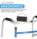 Andadera Ortopédica Tikun Sc-913lplegable Azul 4 Ruedas