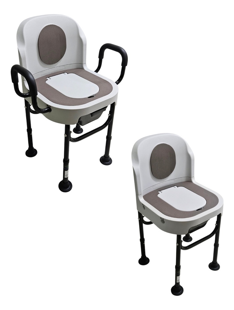 Silla De Baño Con Comodo Inodoro Cuadrado Con Tapa Sc-515